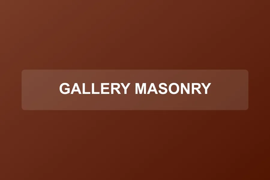 Completed masonry project detail